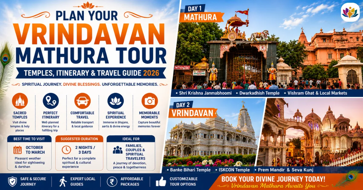 Vrindavan Mathura Tour: Temples, Itinerary & Guide 2026 | Experience My ...
